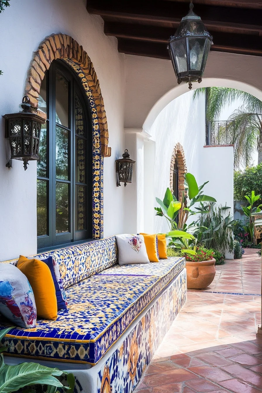 Floor-Level Tile Seating