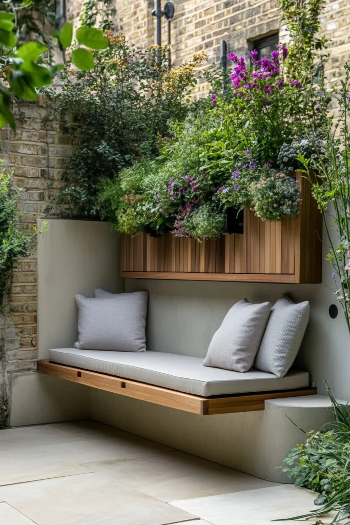 Foldable Garden Bench with Storage