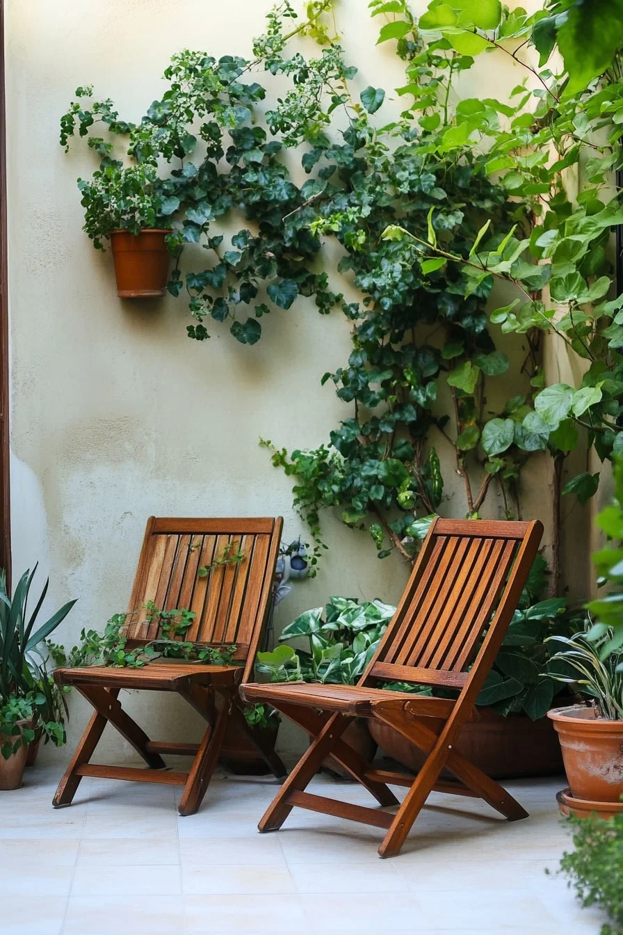 Folding Teak Chairs