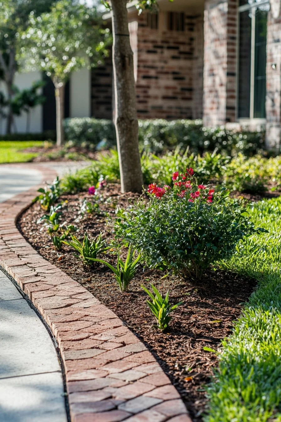 3. Herringbone Pattern Edging