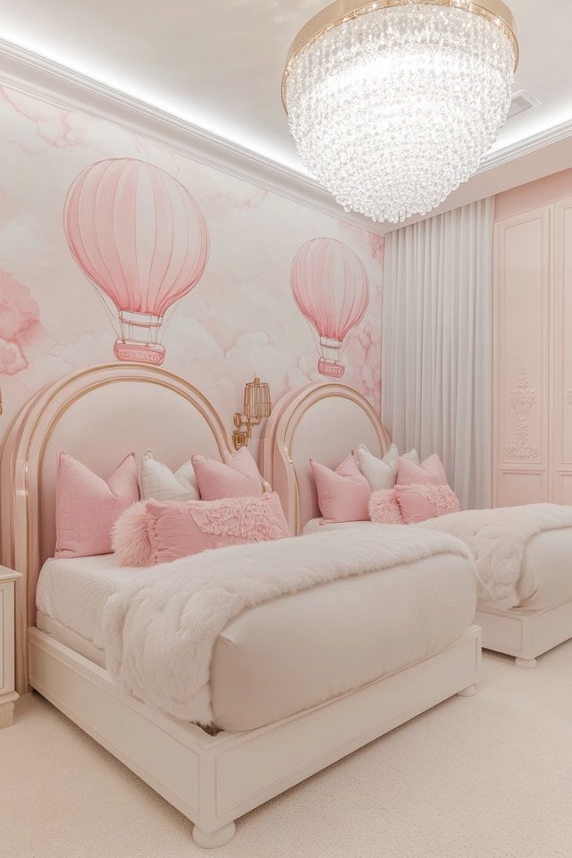 Luxurious Twin Bedroom Design