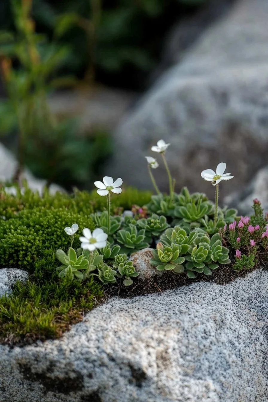 24. Miniature Rock Garden Bed