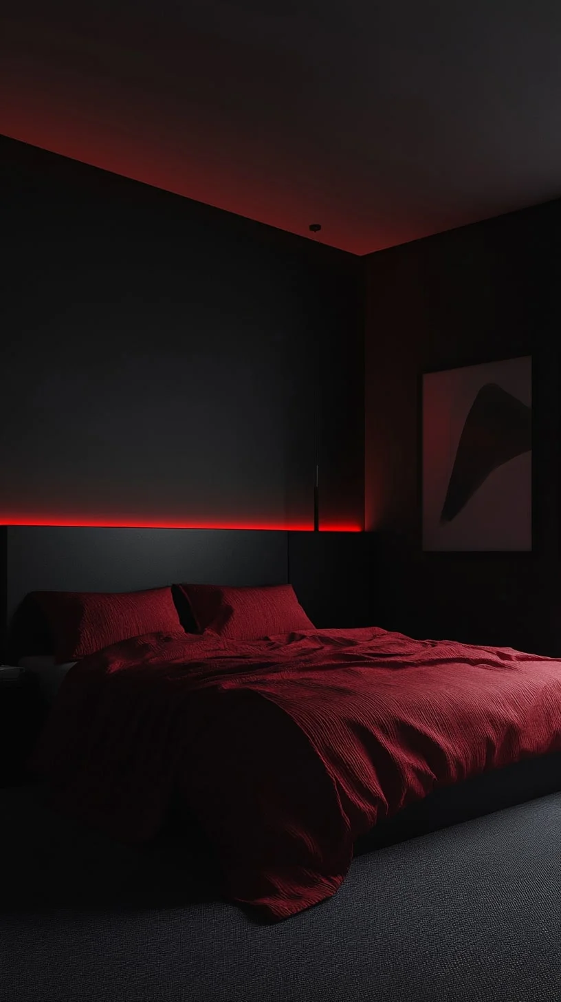 Modern Red and Black Contrast
