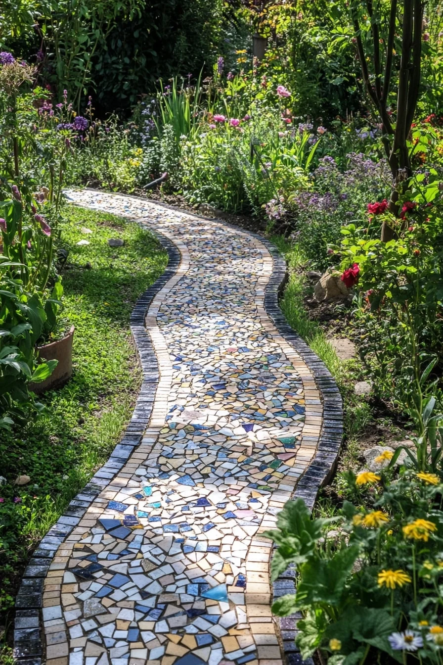 10. Mosaic Tile Border Strip