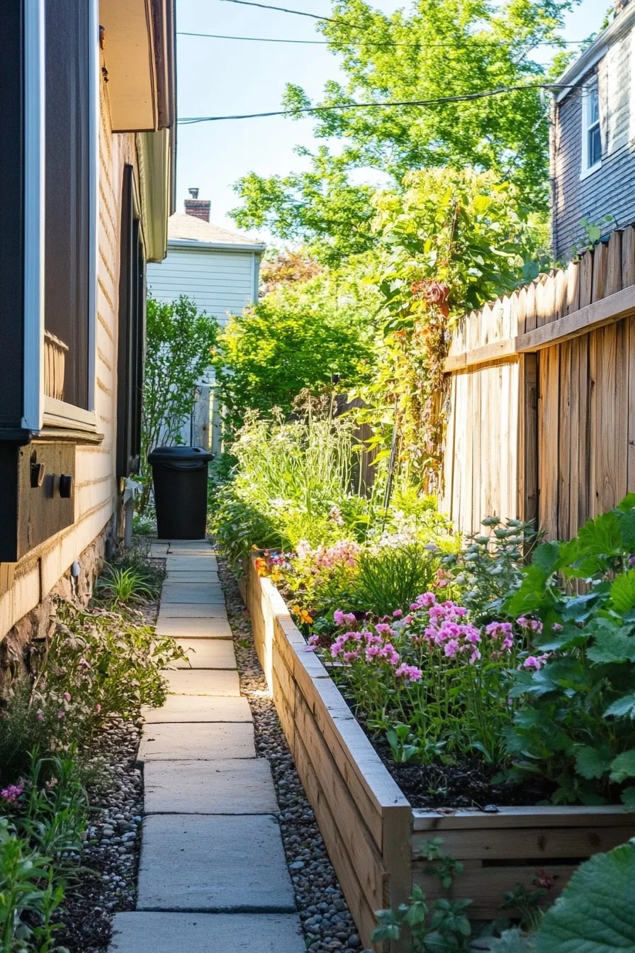 9. Narrow Raised Bed for Small Yards