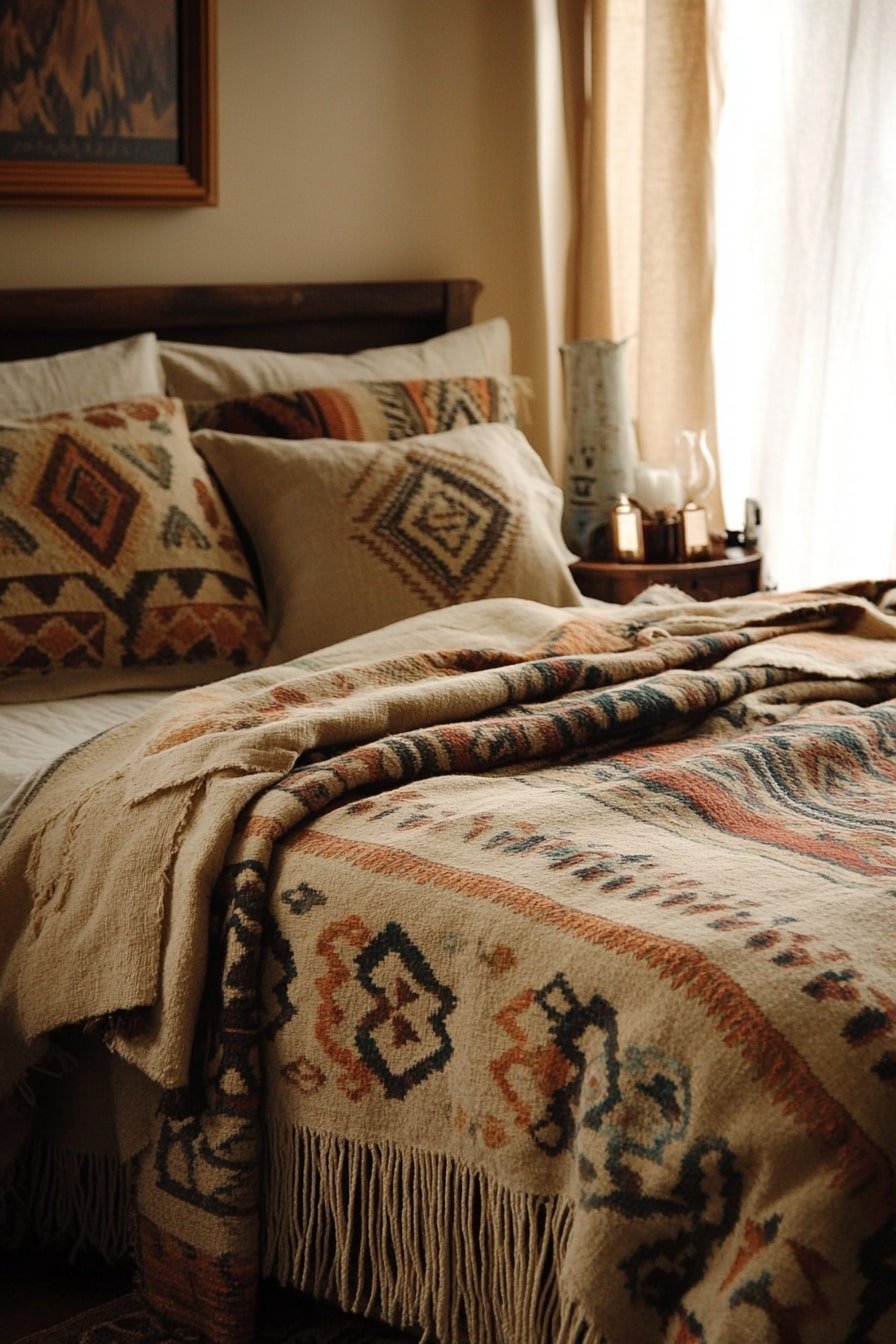 Navajo-Inspired Western Bedding