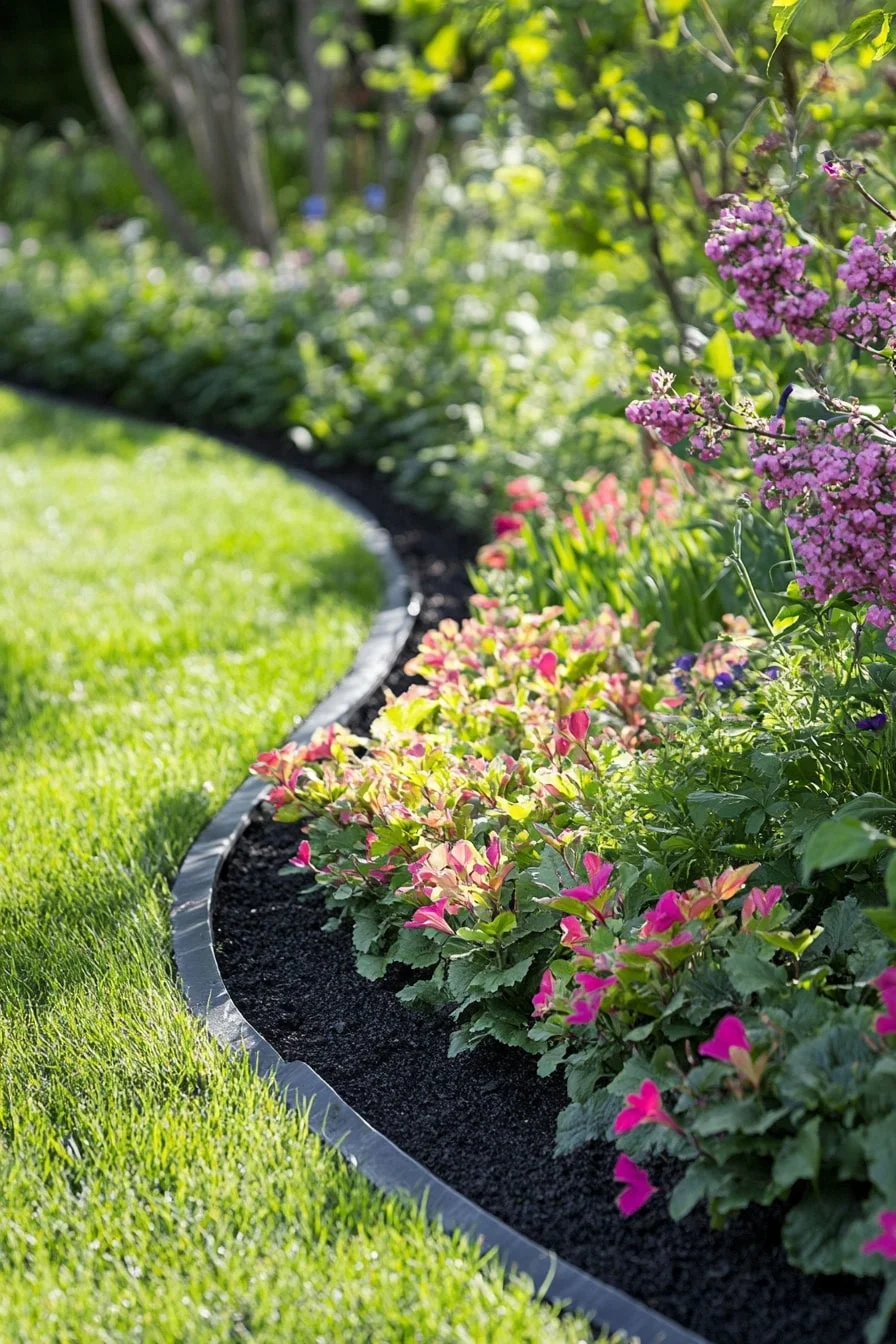 2. Plastic Roll-Edge Border