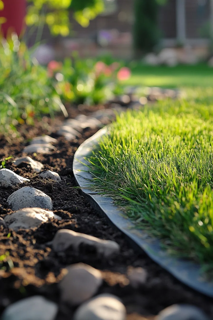 11. Raised Soil Edge with Grass St