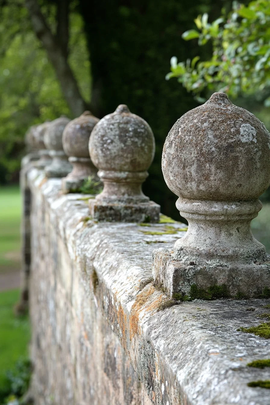 20. Reclaimed Stone Bed Walls