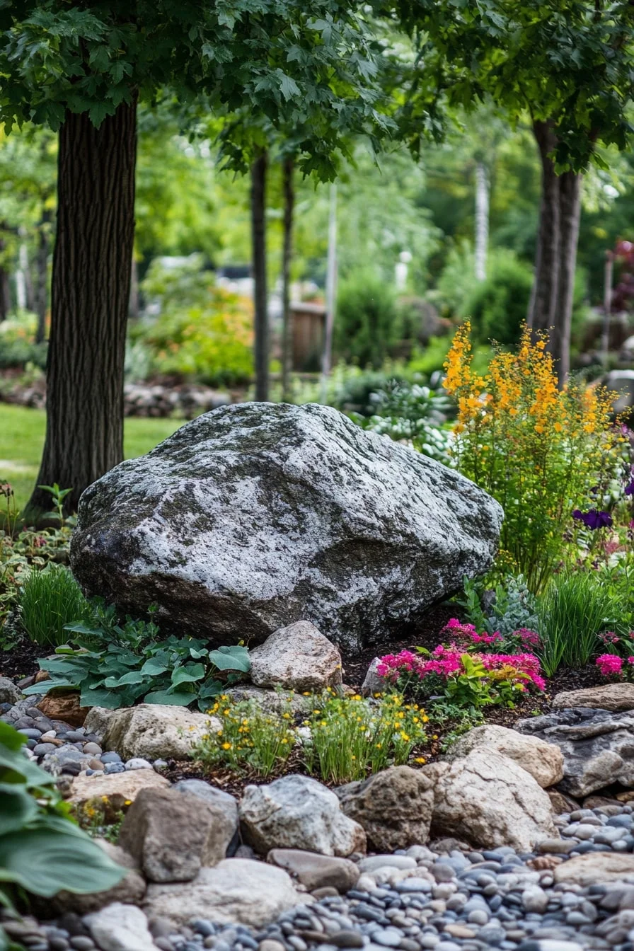 27. Rock Border Around Tree Base