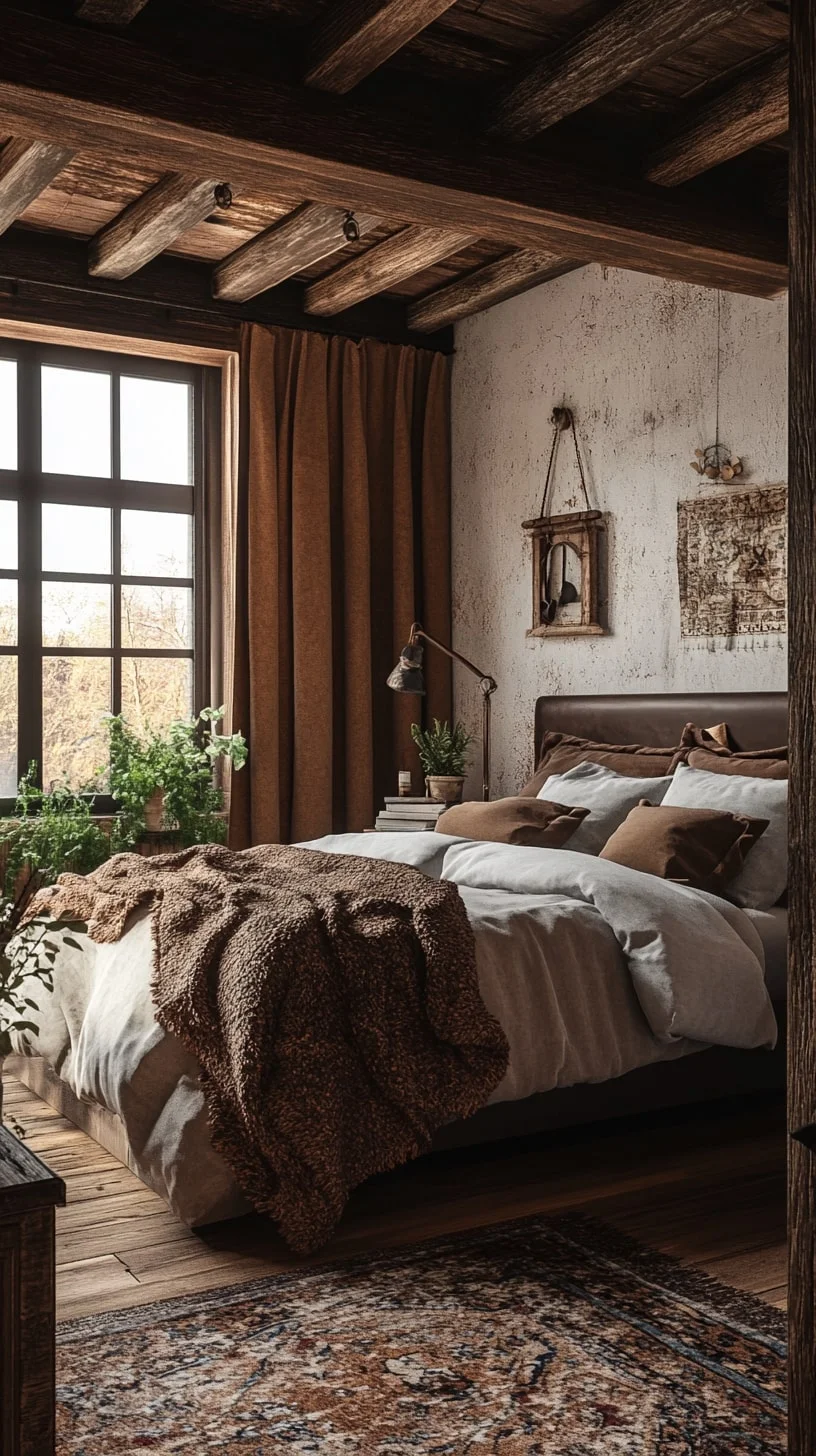 Rustic Earthy Bedroom Ideas
