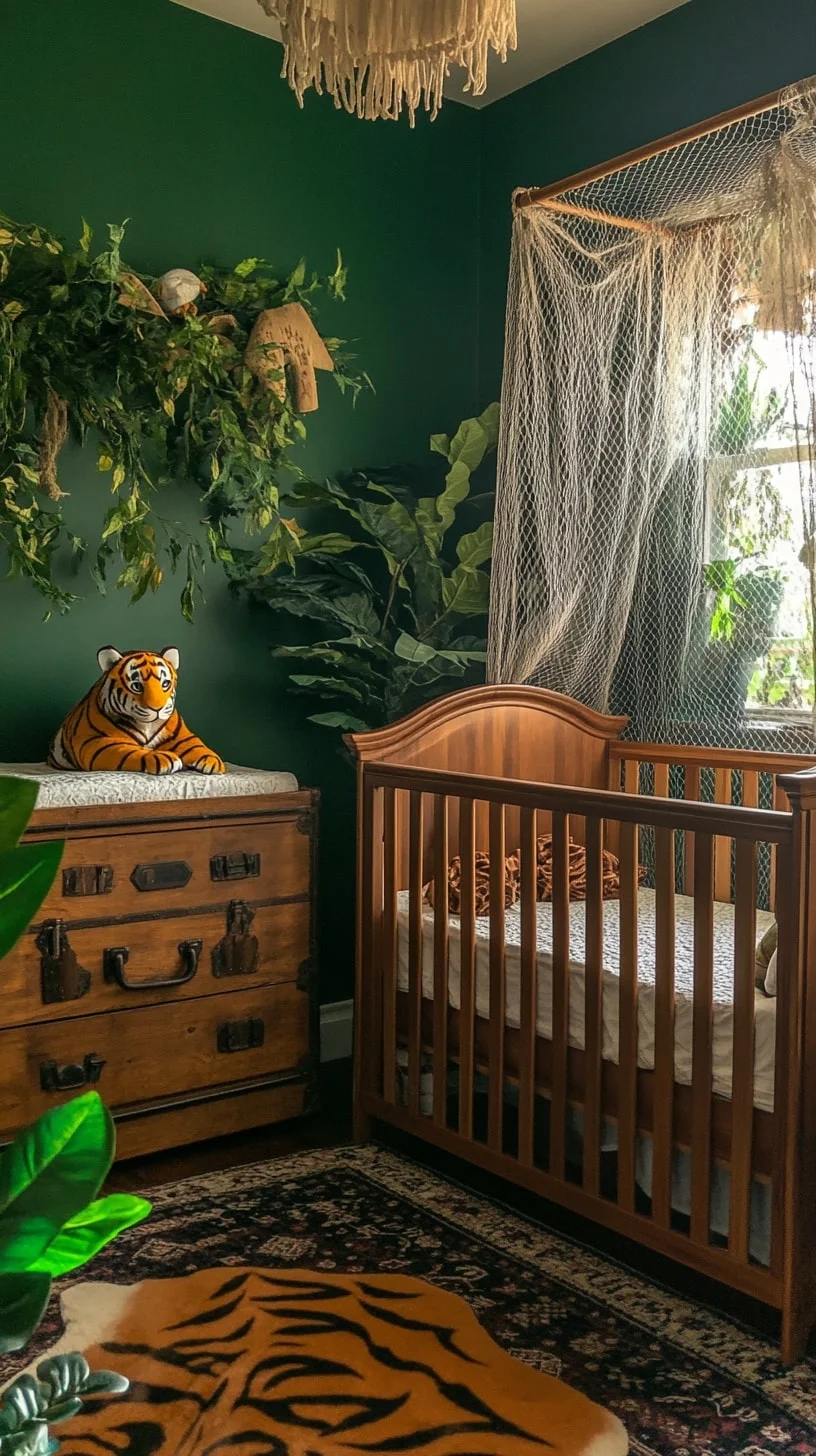 Rustic Jungle Lodge Nursery