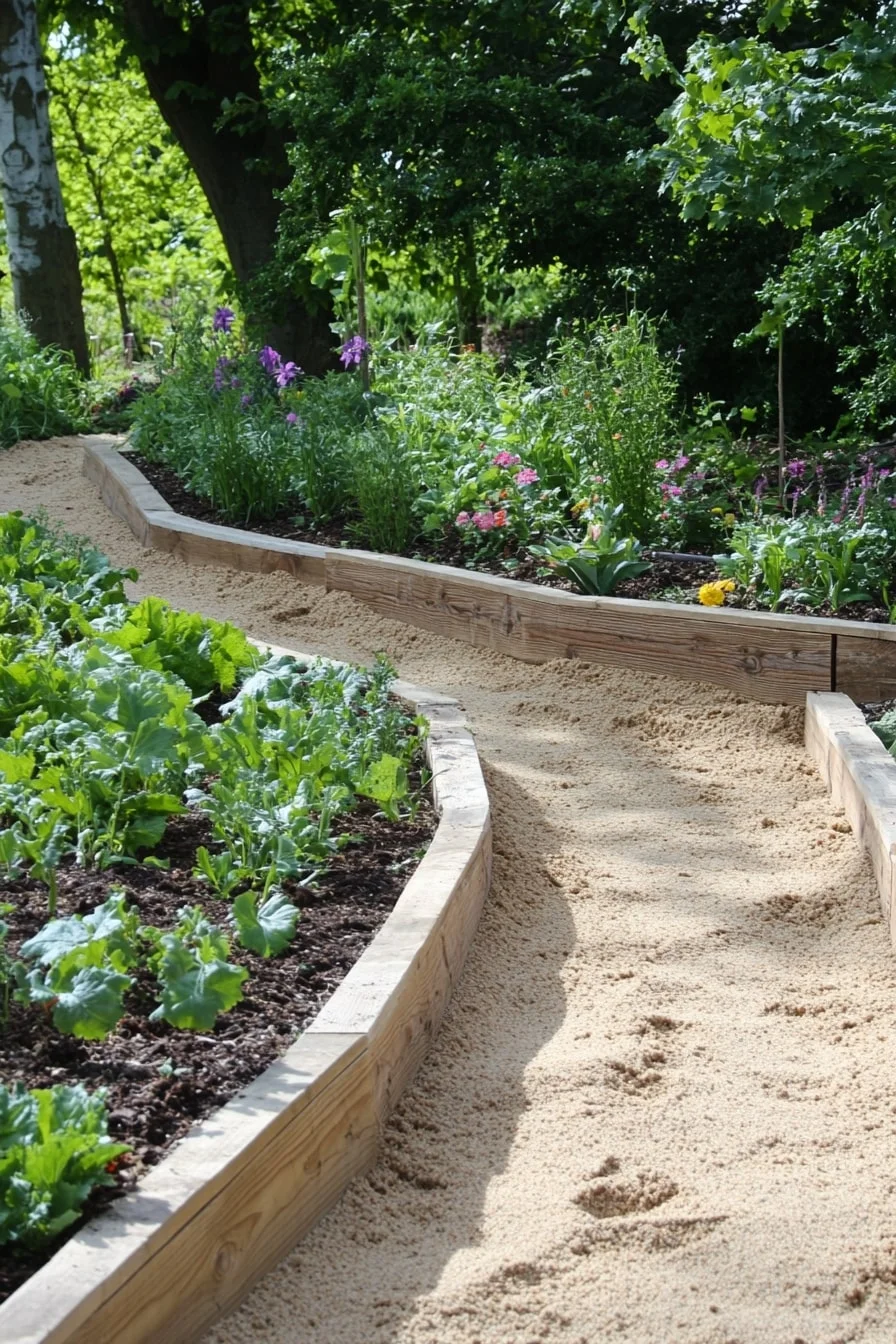 21. Sand-Filled Trench Border
