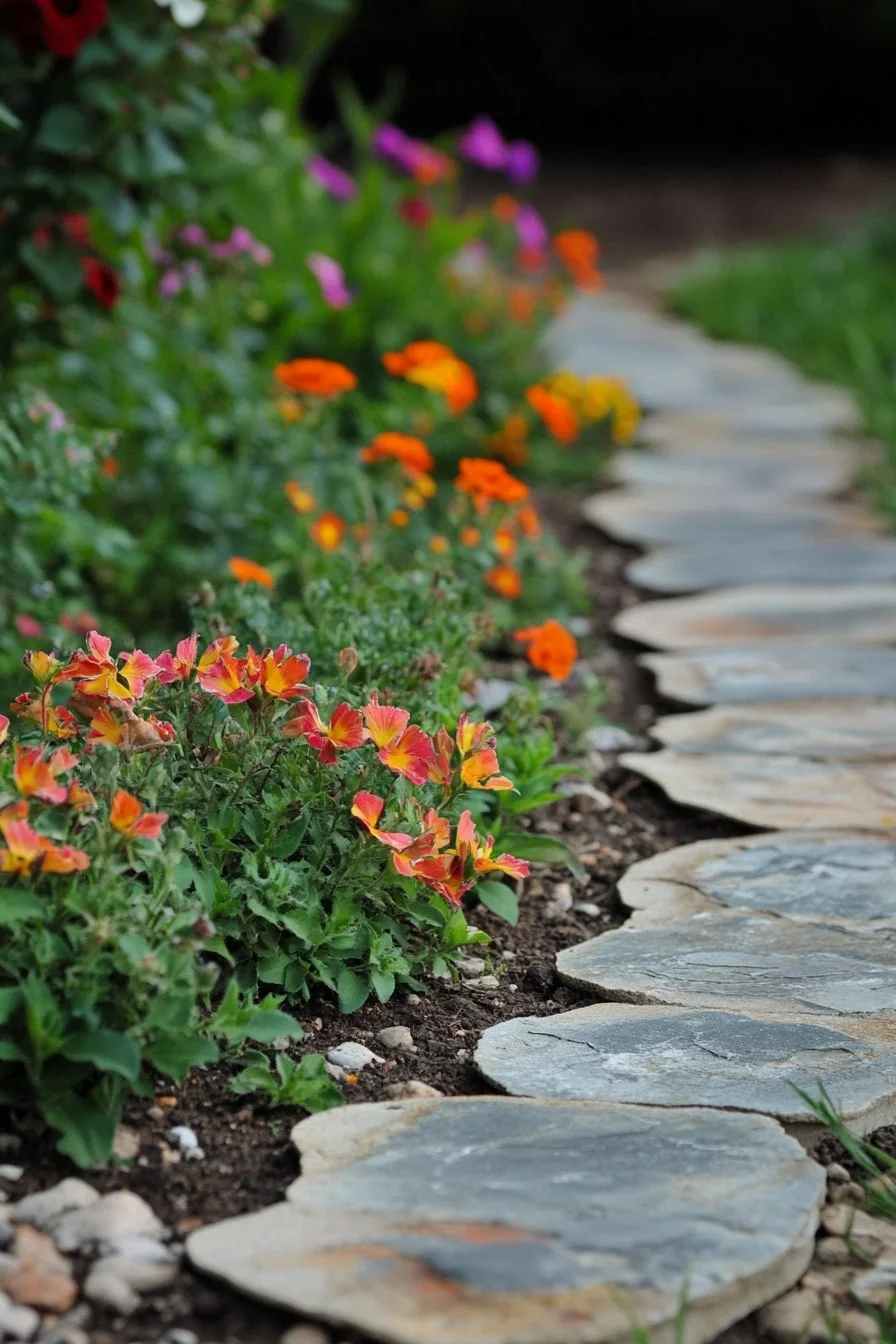 7. Scalloped Concrete Stones