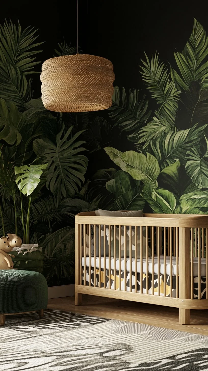 Shadowy Jungle Nursery Theme
