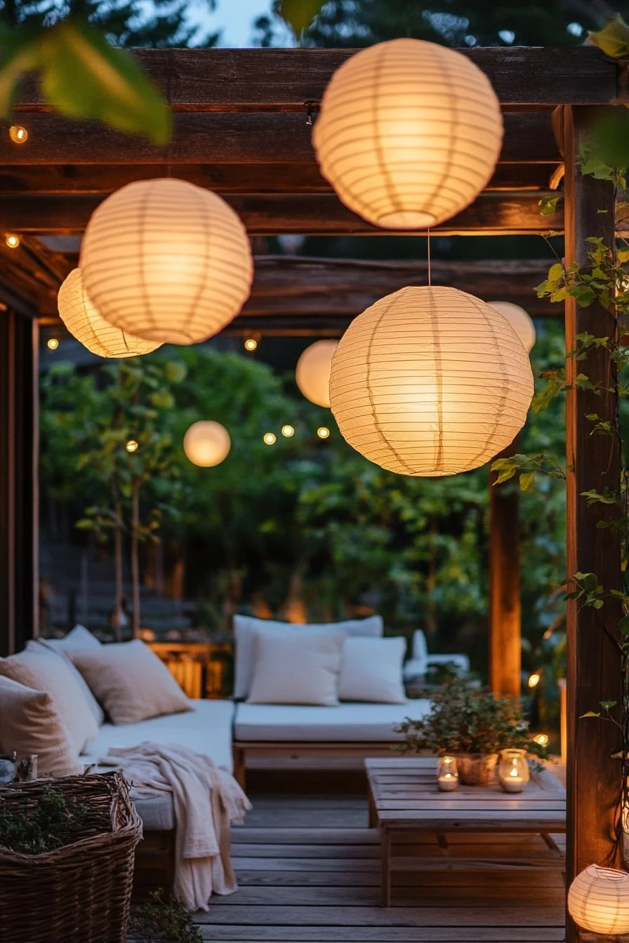 Soft Lighting with Paper Lanterns