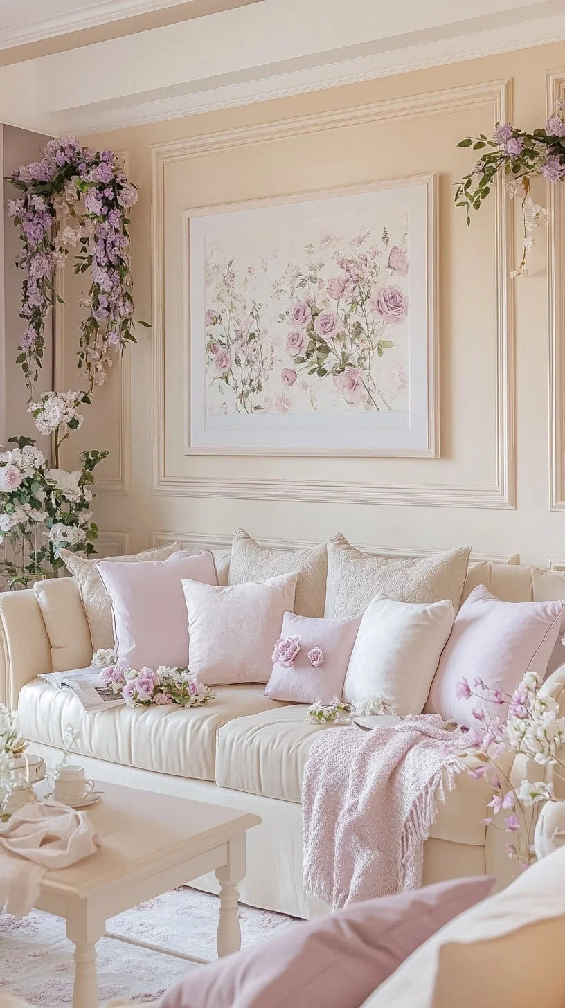 Soft Petal Palette Room
