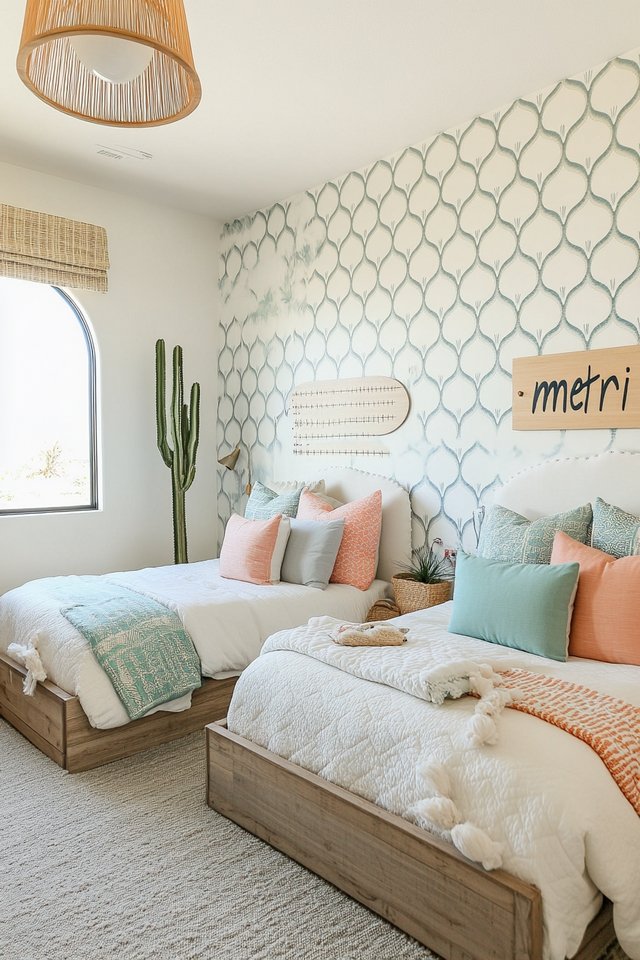 Southwestern-Inspired Twin Bedroom