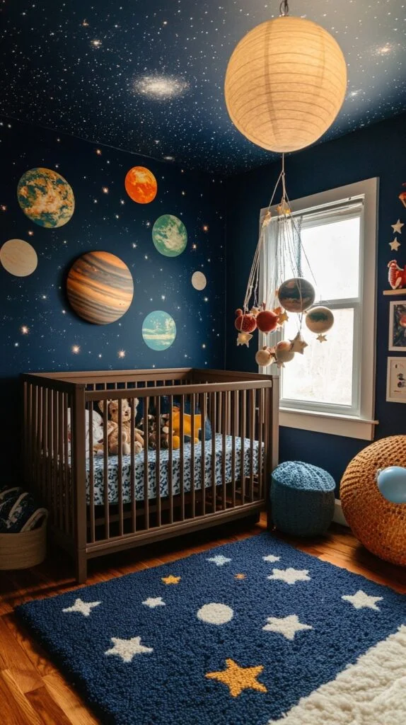 Starry Night Galaxy Nursery