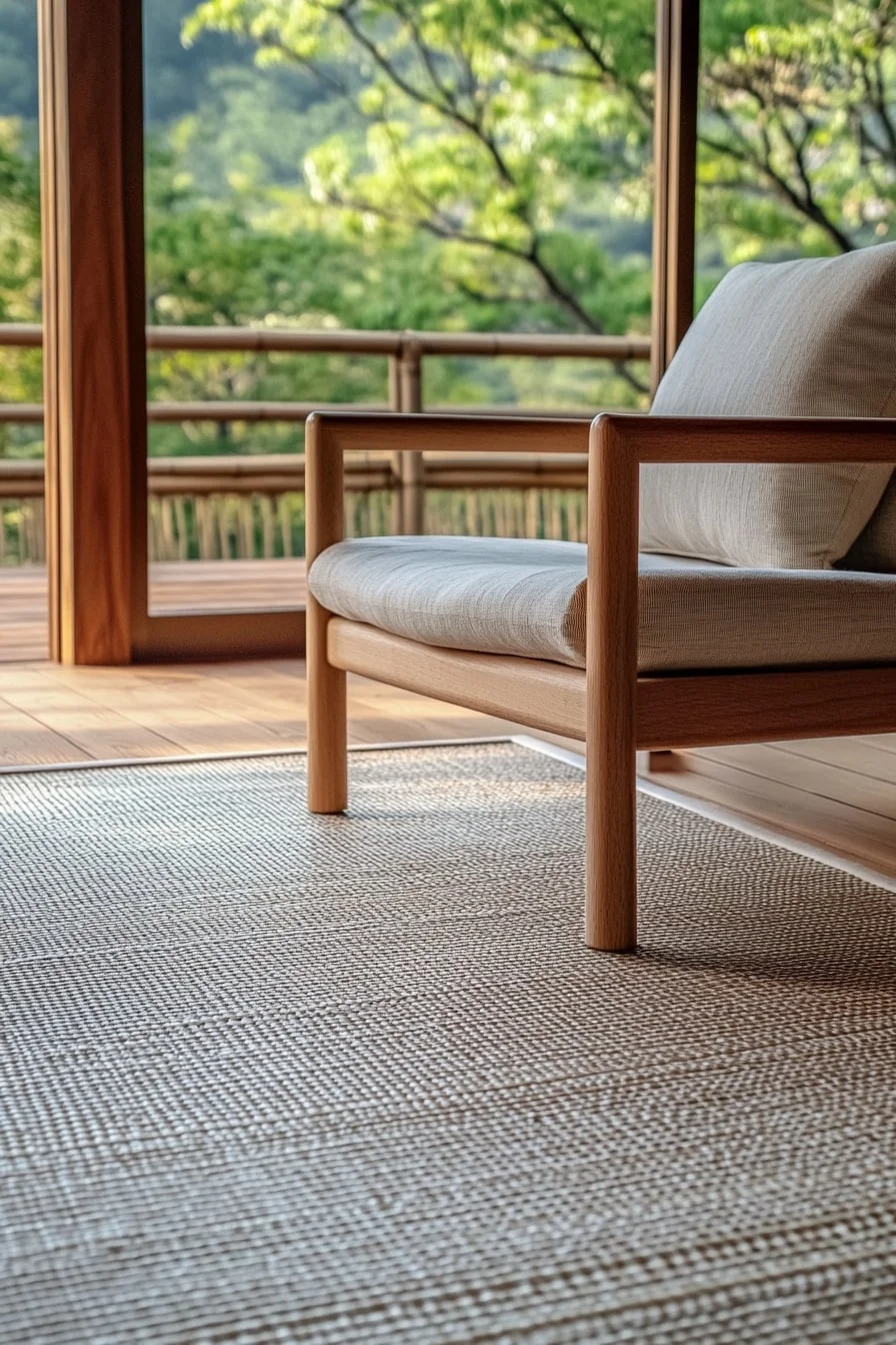 Tatami-Style Matting on the Deck
