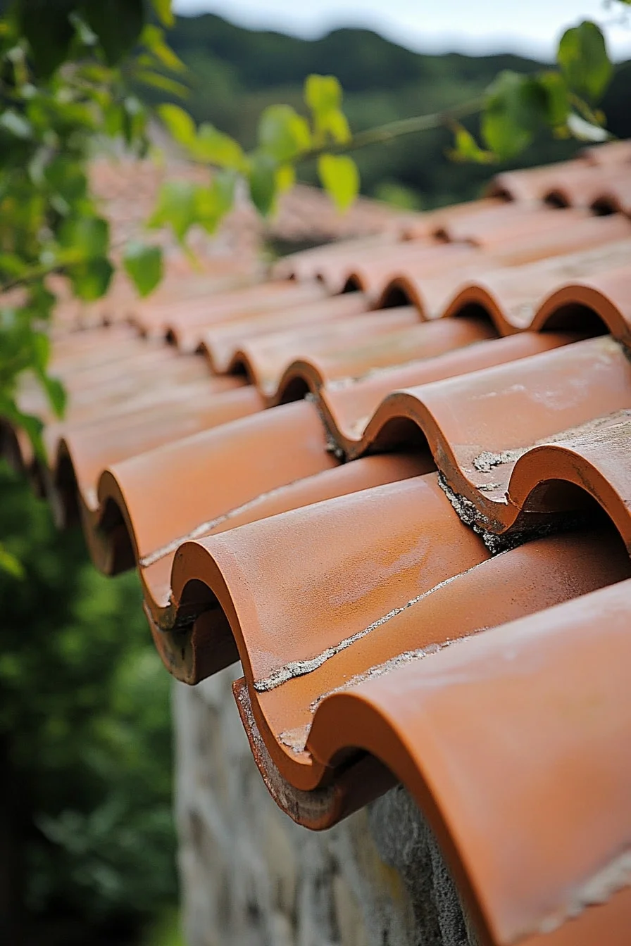 33. Terracotta Roof Tile Border