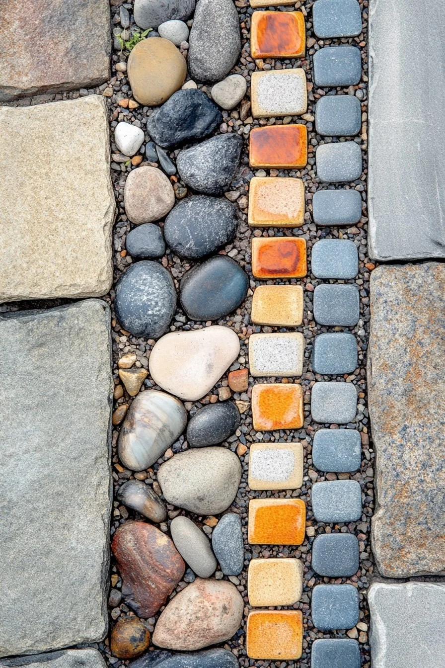 22. Tile Strip with Gravel Base