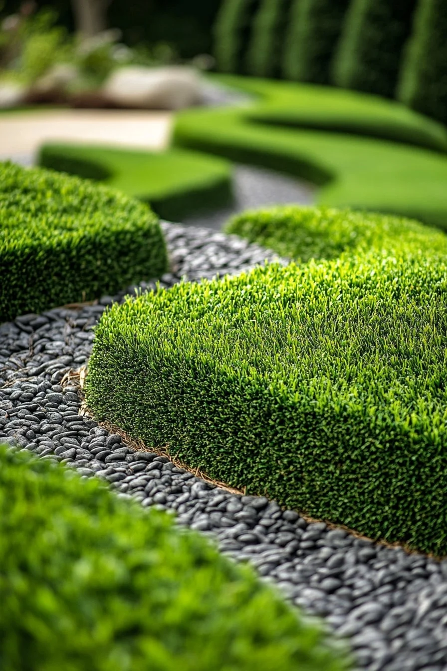 26. Turf Edge with Decorative Grass Line