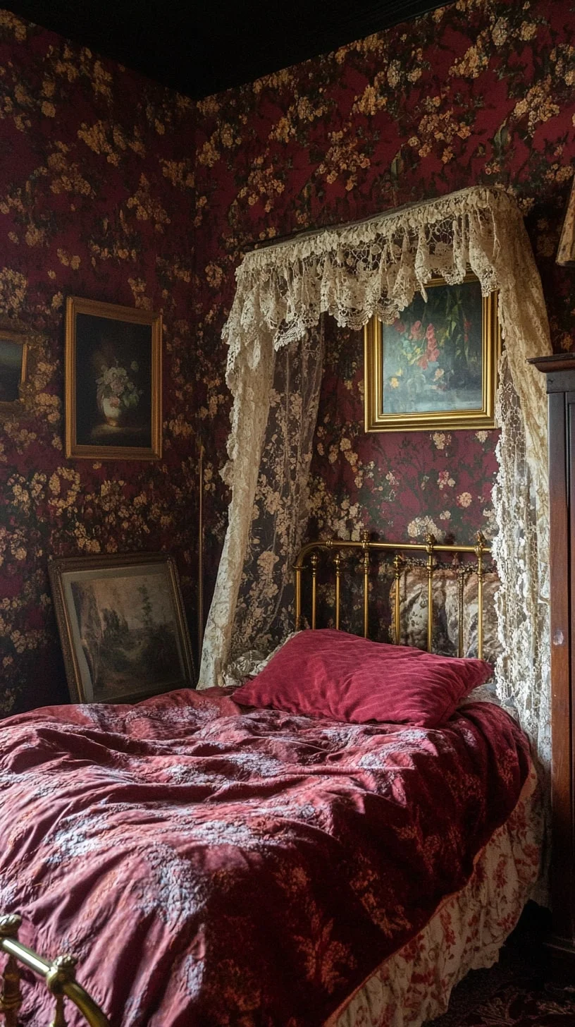 Victorian-Inspired Cottage Bedroo