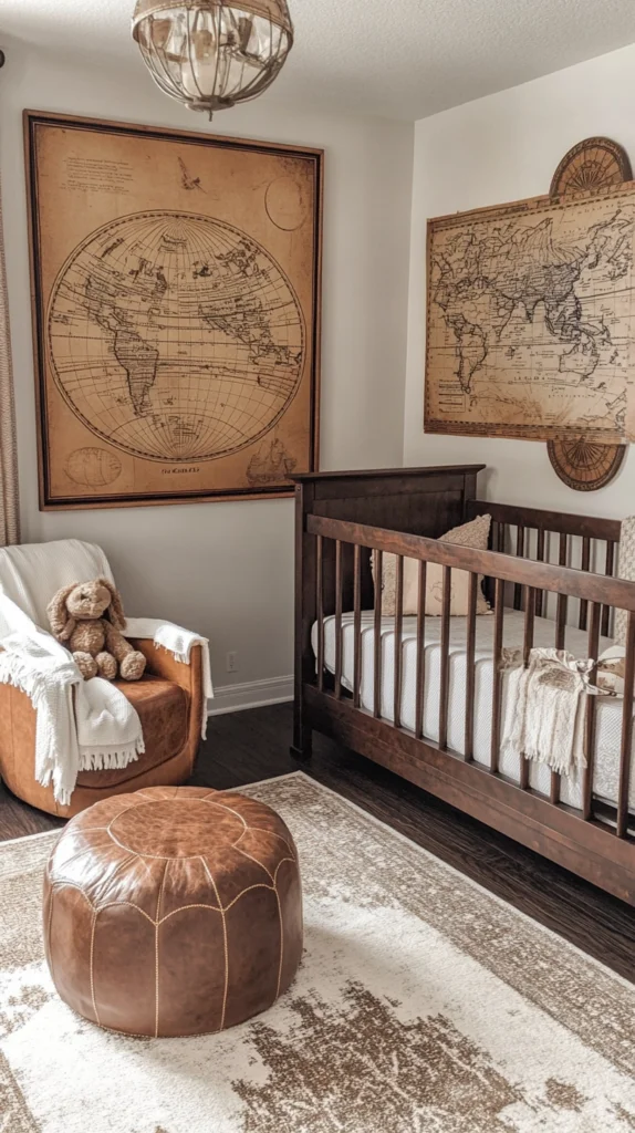 Vintage Safari Nursery Setup