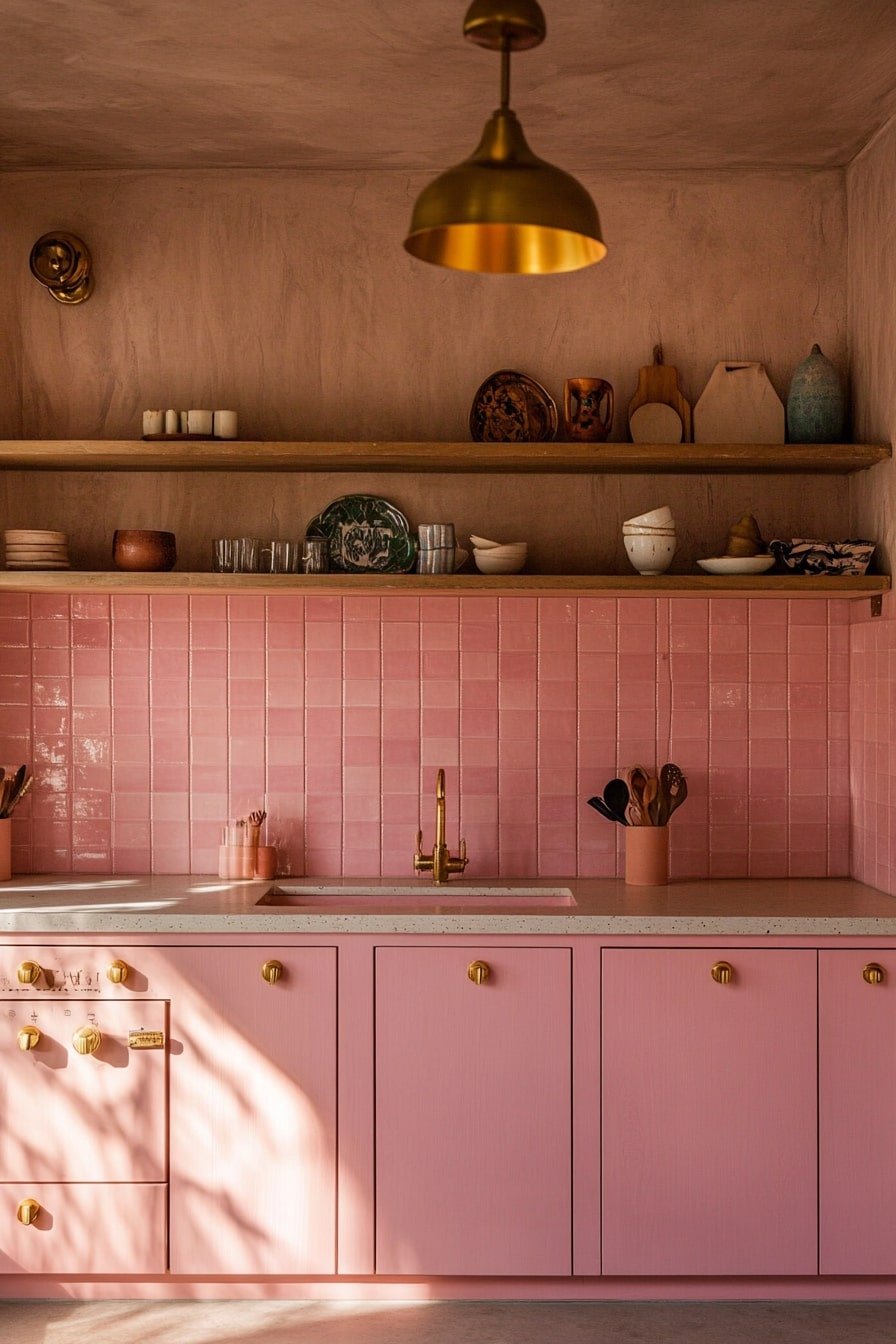 Warm Pink Modern Retro
