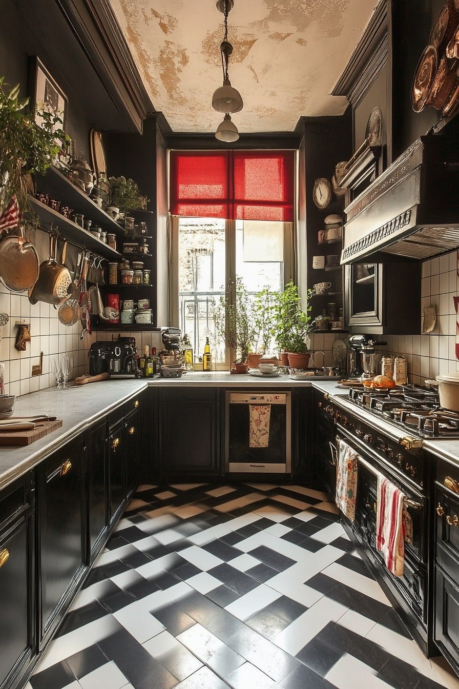 Checkerboard Cool–Drama Meets Domestic