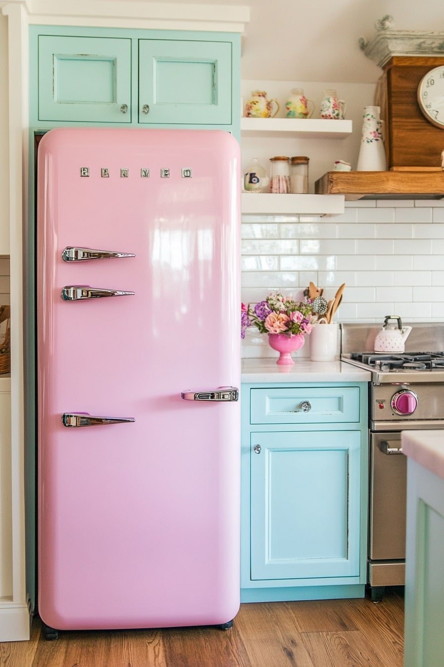 Pastel Power – The Iconic Fridge That Defines 1950s Charm