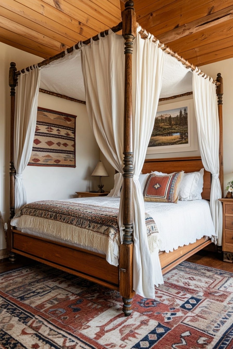 Southwestern Canopy Bed Retreat