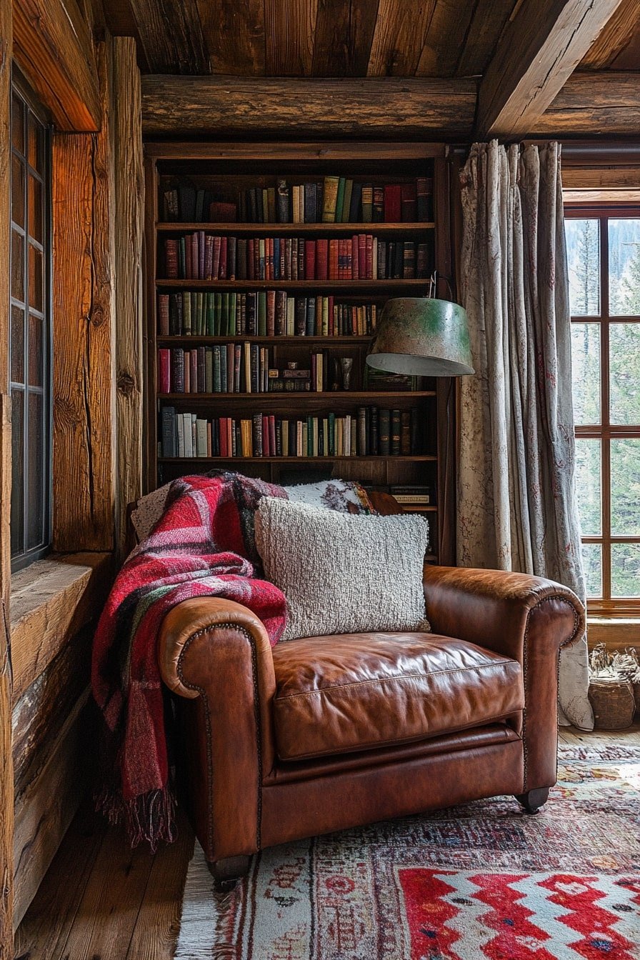 Cozy Western Reading Nook