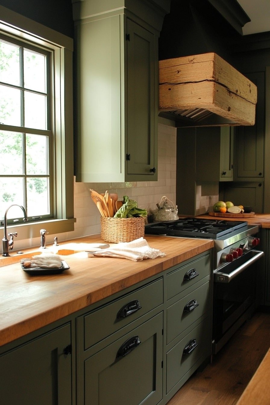 2. Olive Green: Warm, Rustic, and Down-to-Earth