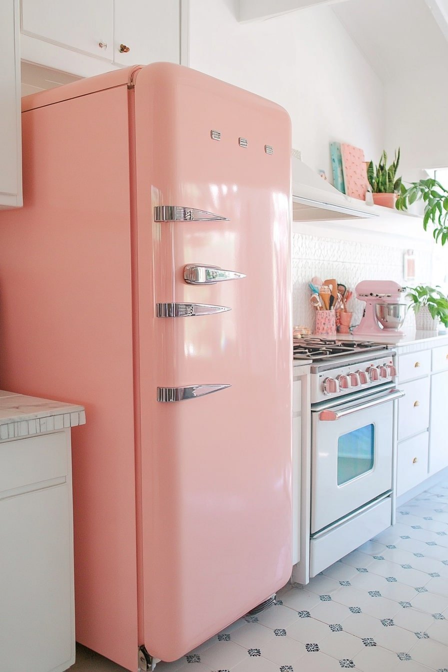 Pastel Pink Retro Charm