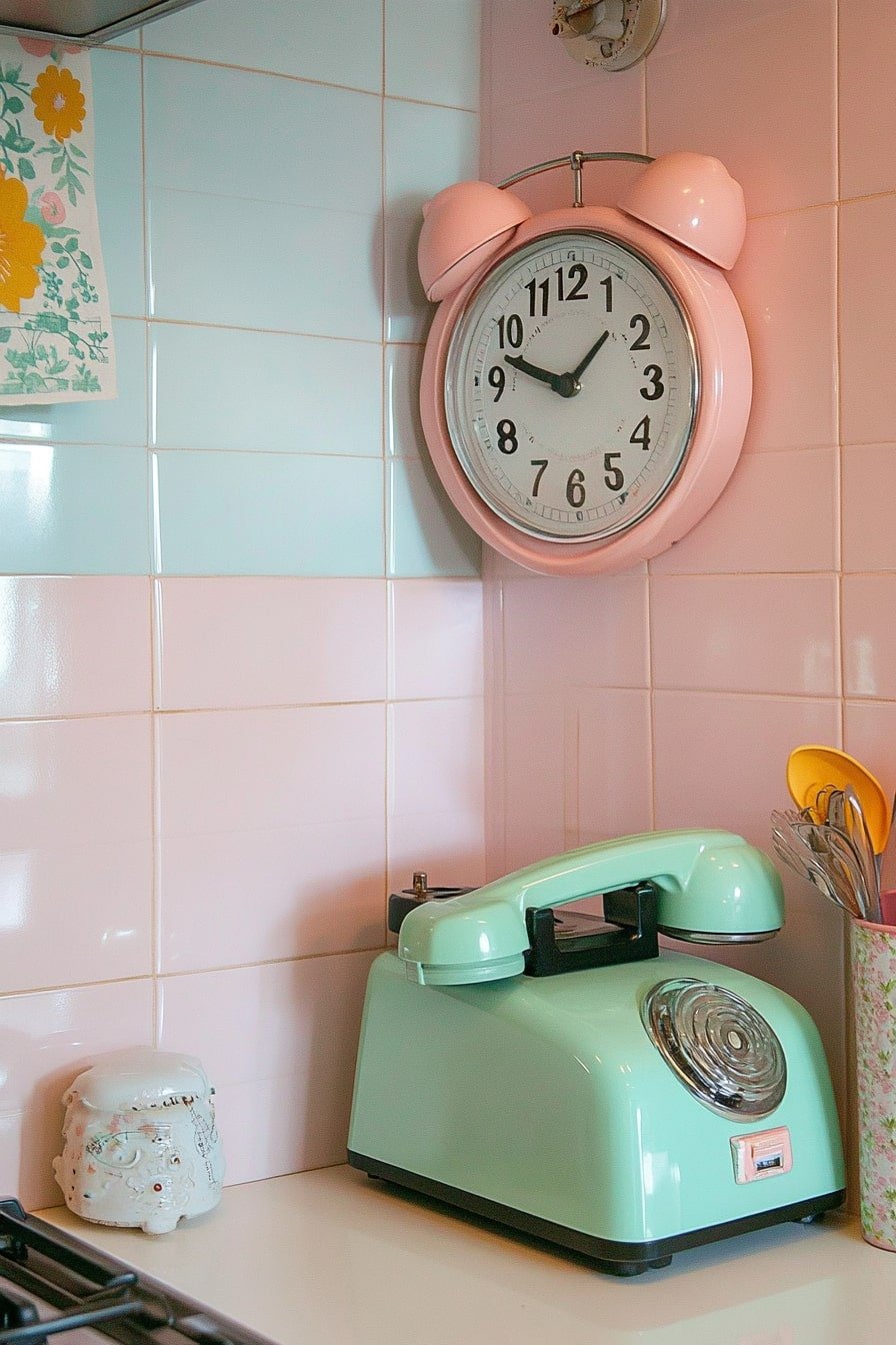 Corner Nostalgia – Retro Details That Make a Kitchen Sing