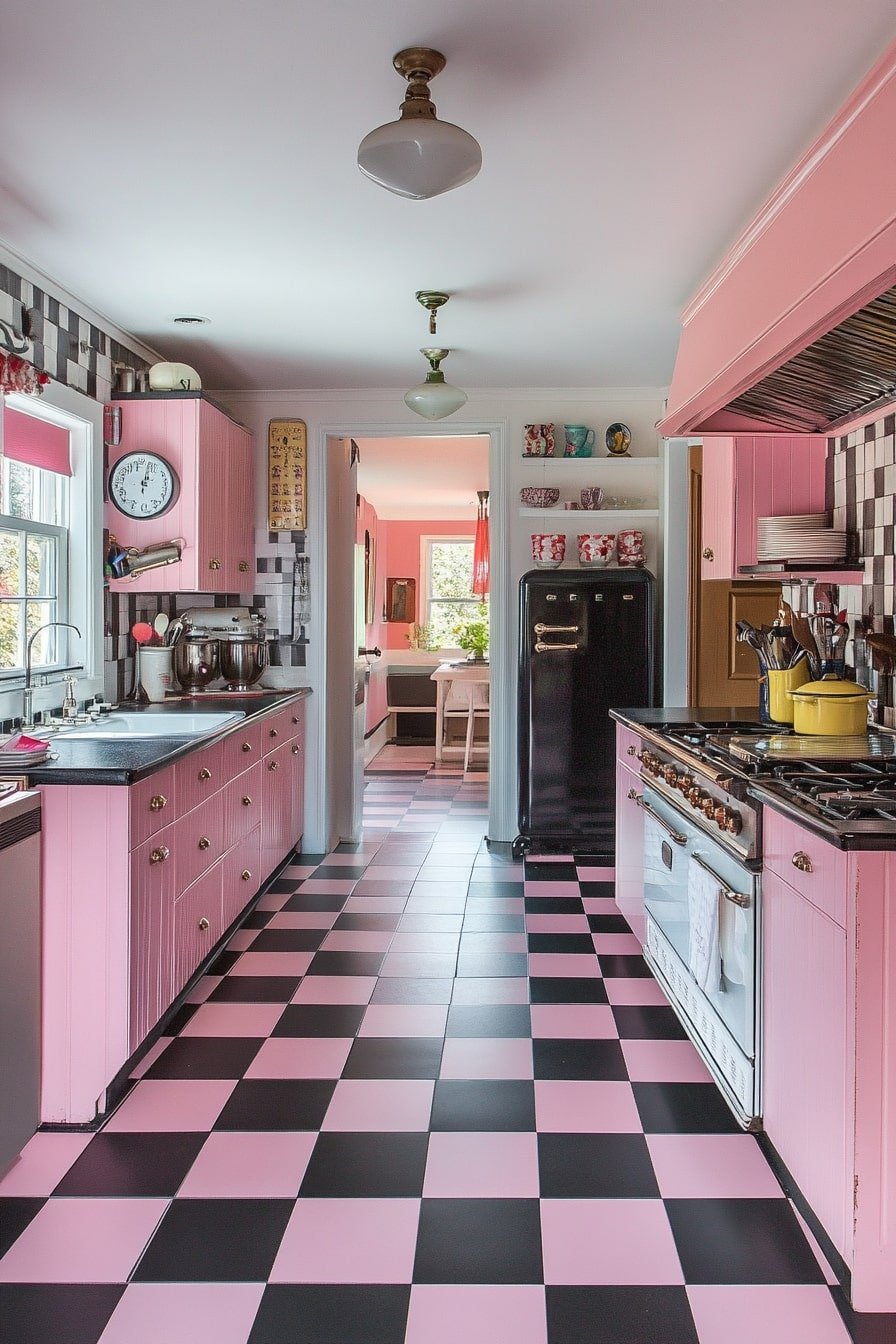 Checkerboard Retro Dream
