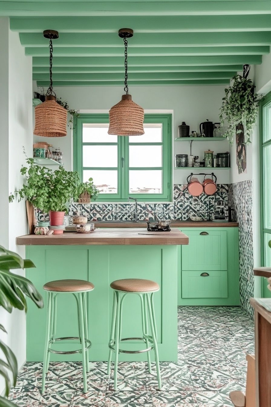 5. Pistachio Green: Fresh, Playful, and Bursting with Personality