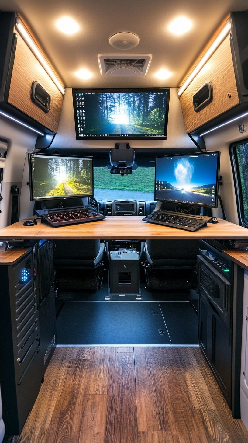 Ultimate Multi-Screen Mobile Command Center for Digital Nomads