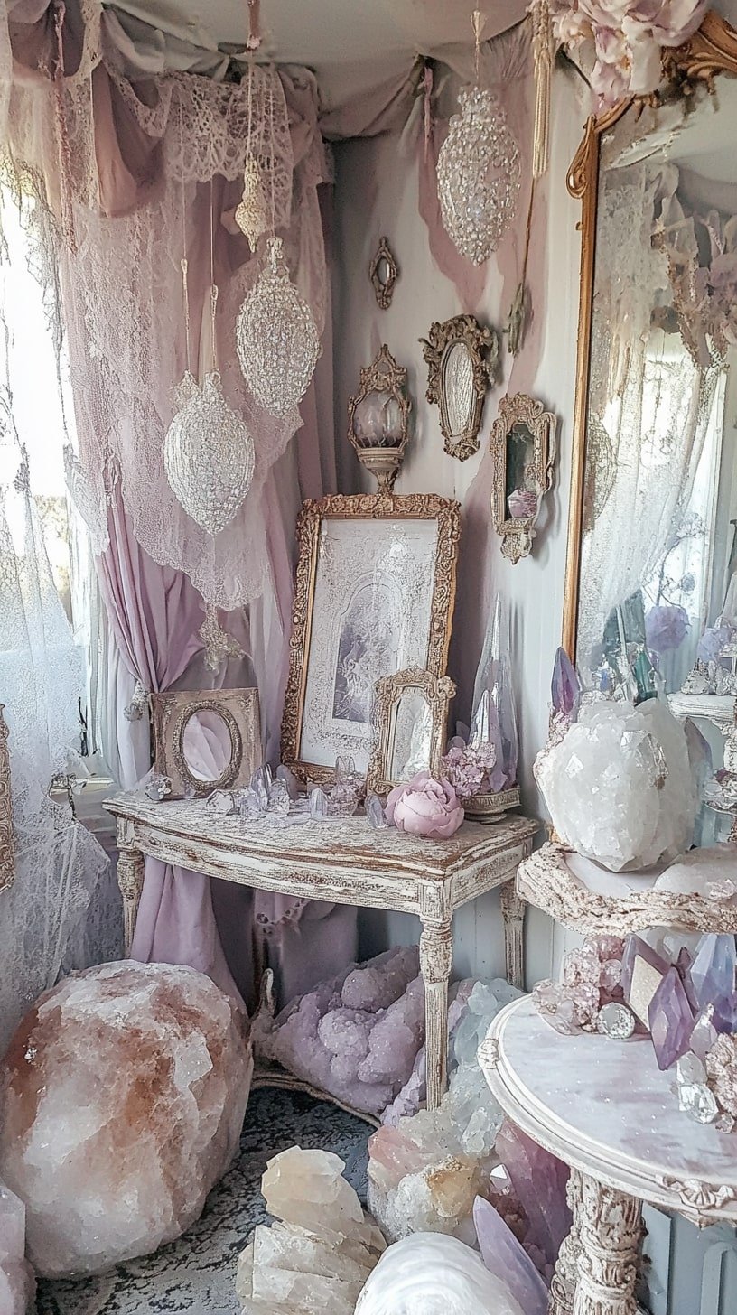 Lavender Crystal Fairycore Corner