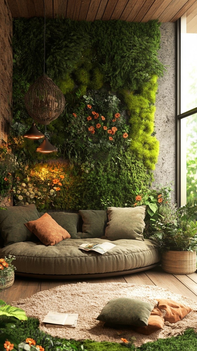Indoor Mossy Wonderland Living Room
