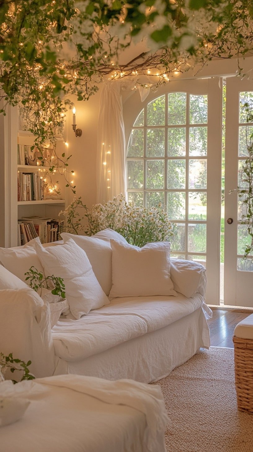 Garden-Inspired Fairycore Living Room