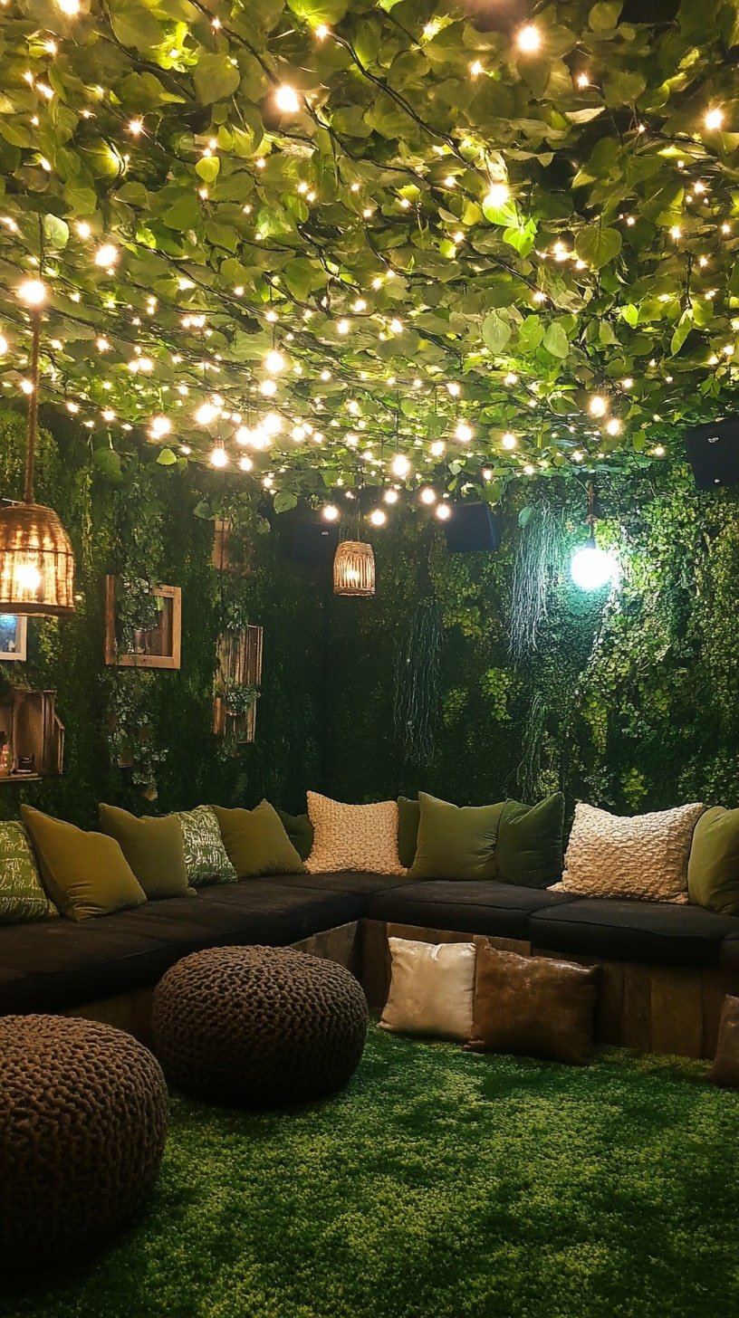 Magical Forest Canopy Living Room