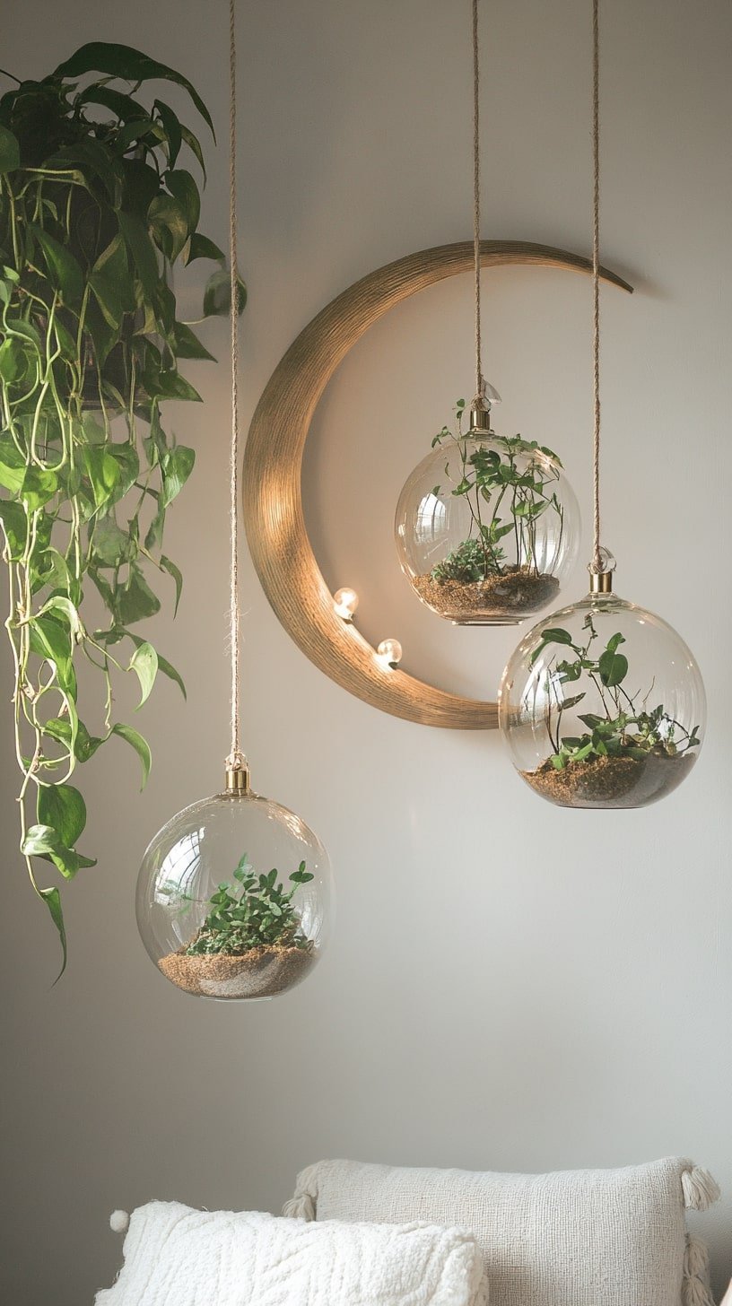 Moon and Terrarium Fairy Vignette