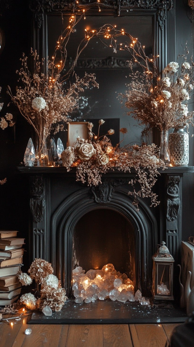 Moody Fairycore Fireplace Magic