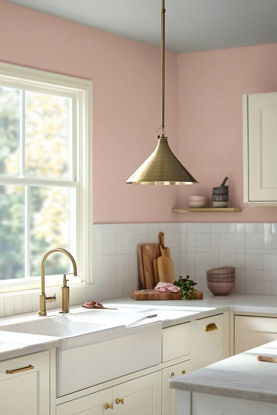 Soft Blush Meets Classic Shaker
