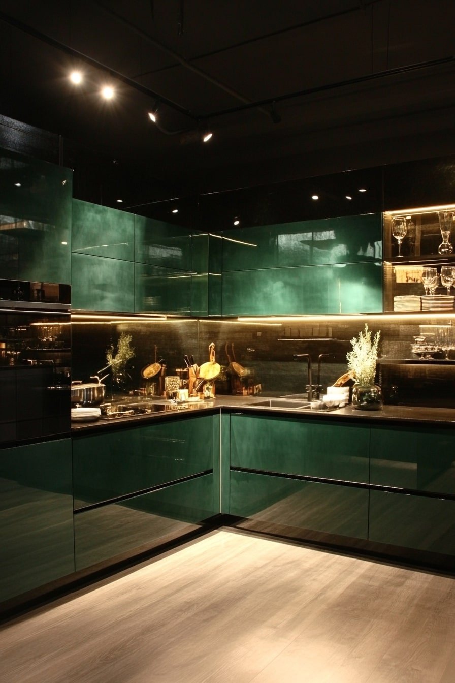 14. Spruce Green: Bold, Polished, and Confident