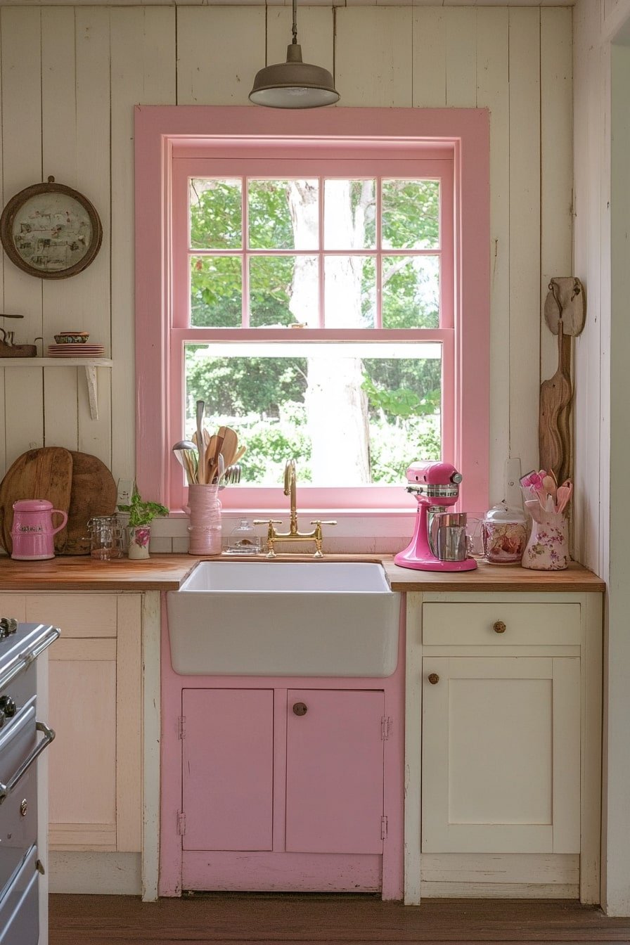 Cottage Vintage Pink With Rustic Warmth