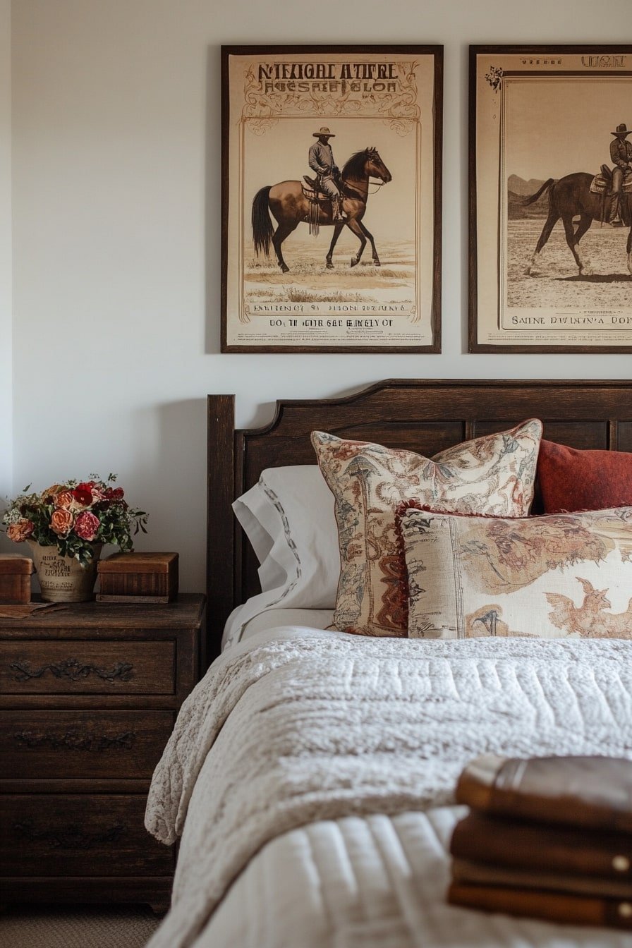 Vintage Rodeo Western Bedroom